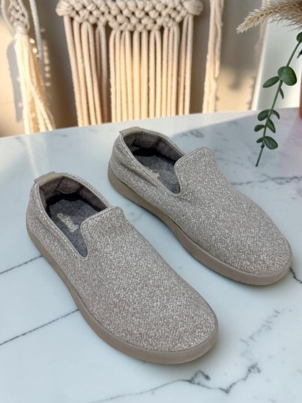 Allbirds Women's Size 9 Gray Wool Loungers Slip On Sneakers - Picture 2 of 11
